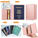 SafeTravel Document Organizer - RFID Blocking Passport & ID Holder