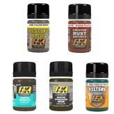 Weathered Effects Enamel Paints