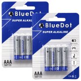 BlueDot Heavy Duty AAA Alkaline Batteries - 8 Pack (1.5V) - Free Shipping