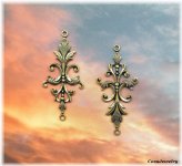 Ornate Gold Connector Set - 2 Pieces