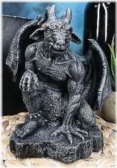 Stone Sentinel Baphomet Statue