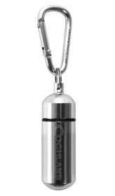 TrailSafe Water-Resistant Storage Capsule with Carabiner