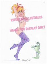 Mandy and Frog Signed Print by Dean Yeagle