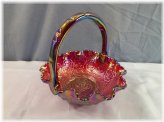 Persian Medallion Ruby Basket