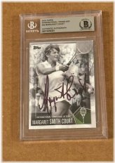 Margaret Court Autographed Tennis Card