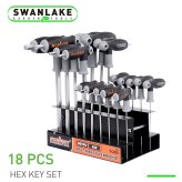 T-Handle Hex Key Set with Ball End and Storage Stand