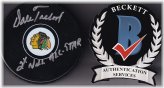 Dale Tallon Autographed Blackhawks Puck