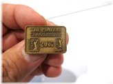 The Players Championship 2001 Brass Golf Lapel Pin