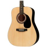 Natural Dreadnought Acoustic Guitar by Rogue