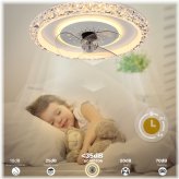 LuminAir Remote-Controlled Ceiling Fan