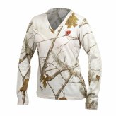 Snow Camo Fused Cotton Long Sleeve Shirt