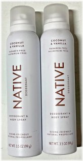Coconut & Vanilla Natural Deodorant Duo