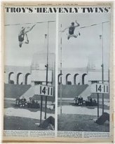 1937 USC Pole Vaulters Newspaper Clippings