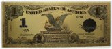 Golden Black Eagle Silver Certificate Note