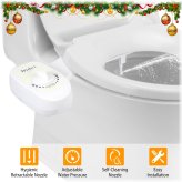 FreshSpray Mechanical Bidet Attachment - USA Made