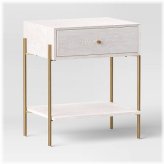 Ivory Elegance Accent Table