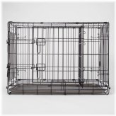 Black Wire Collapsible Crate by Boots & Barkley