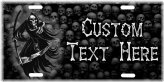 Eternal Remembrance Skull License Plate