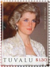 Tuvalu Princess Diana Commemorative Stamp