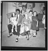 Vintage Family Portrait Negative from the 1950s