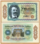 Nietzsche's 20 Billion Mark Polymer Note