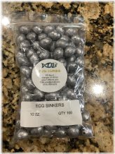 Egghead Sinkers - 100 Pack