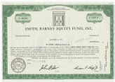 Barney Equity Fund Certificate