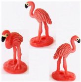 Tiny Toy Flamingo Trio