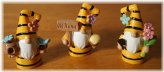 Bumblebee Gnome Trio for Charming Country Decor