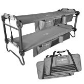 Bunk Benchable Double Cot with Storage Organizers