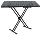 Double-X Keyboard Stand with Built-in DJ Table Shelf