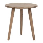 Desert Brown Orion Round Accent Table