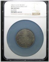 Oversized NGC Slab Graded Bryan Dollar