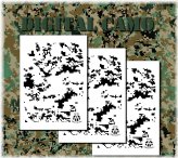 Digital Camo Stencil Set