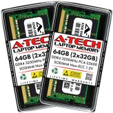 A-Tech 64GB DDR4 Laptop SODIMM Kit