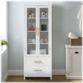 Glass Door Pantry Cabinet