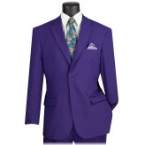 Elegant Purple Classic Fit Suit