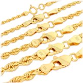 Radiant Rope of Gold Necklace