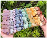 Gemstone Variety Pack: Natural and Polished Stones for Healing and Decor