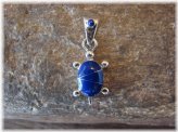 Southwest Turtle Lapis Pendant