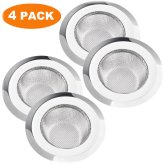 Rimmed Stainless Steel Mesh Drain Filters