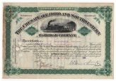 Huntington Railroad Stock Certificate