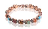 Copper Link Turquoise Stone Bracelet