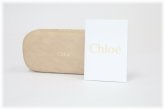 Chloe Suede Sunglasses Clamshell Case