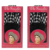 Houndstooth Shower Cap Duo