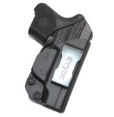 Black Polymer Waistband Holster for Ruger LCP 380