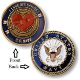 Navy Love" Challenge Coin