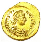 Golden Justinian Coin