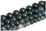 Green Agate Gemstone Beads
