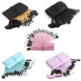 Complete Beauty Brush Kit with Cosmetic Travel Bag